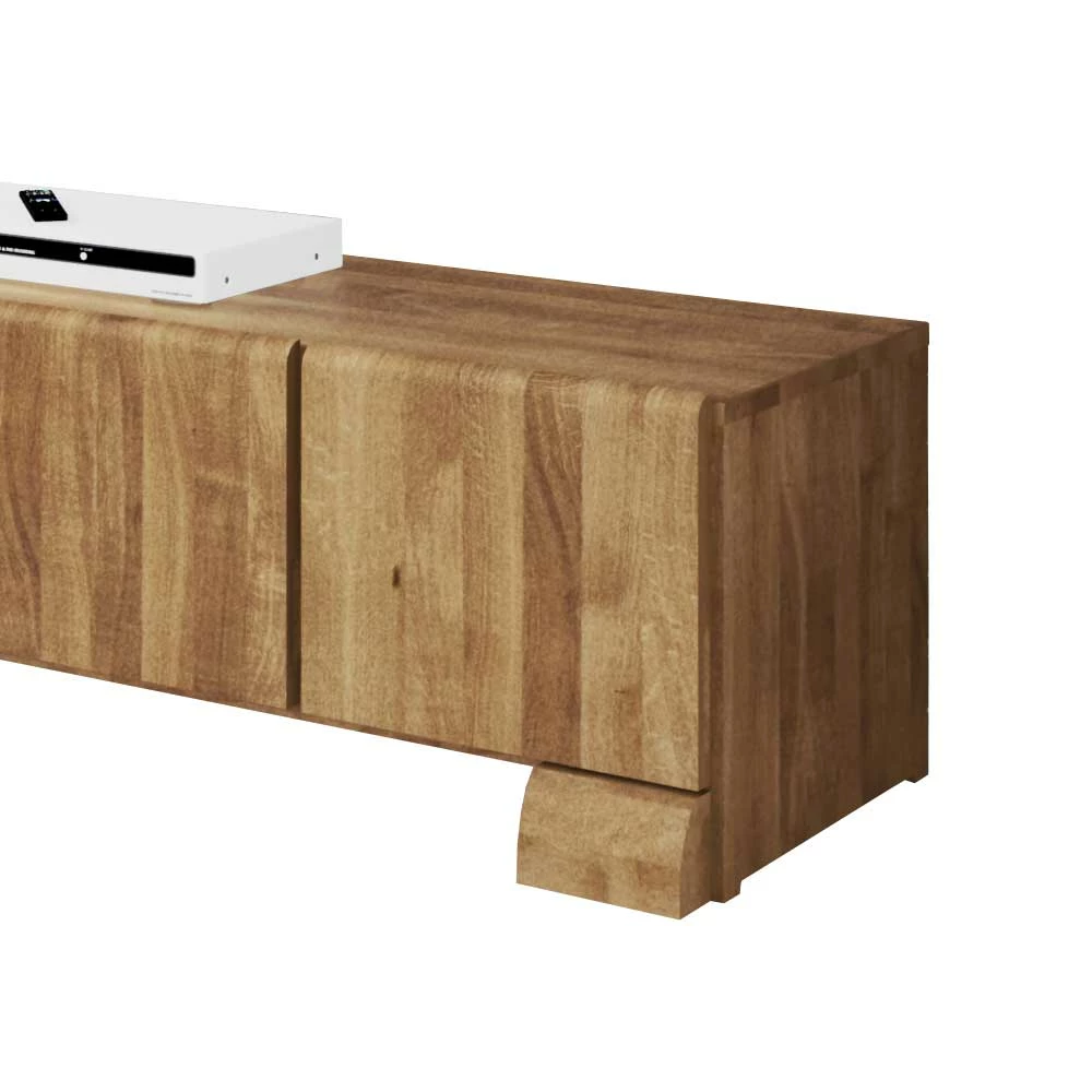 Massivholz Lowboard Vaskov Aus Wildeiche Geölt – Bild 4