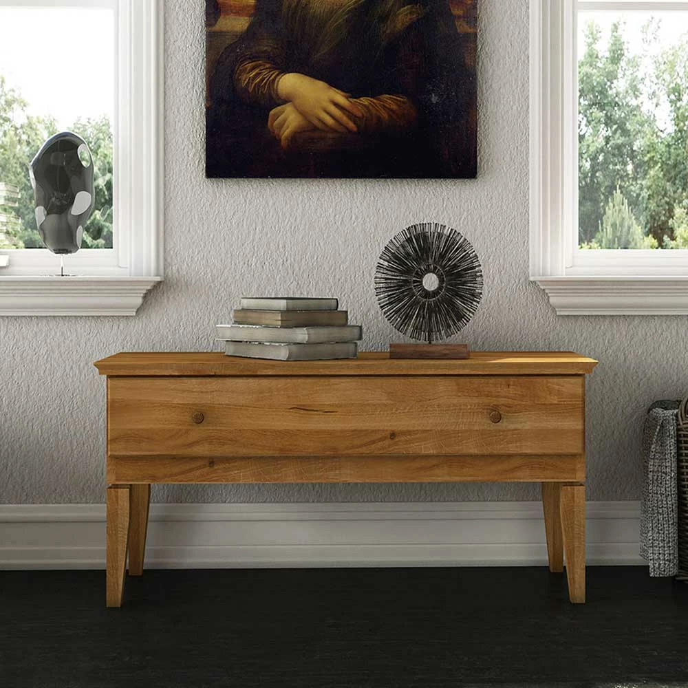 Massivholz Lowboard Masdamos Aus Wildeiche Geölt – Bild 2