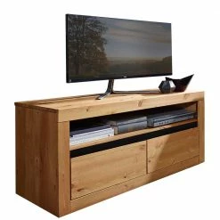 Massivholz TV Element Mit 111 Cm Breite - Filedria