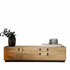 Modernes TV Board Aus Eiche & Wildeiche - Xeddos