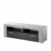 Modernes TV-Board In Betonoptik & Anthrazit - Evelba