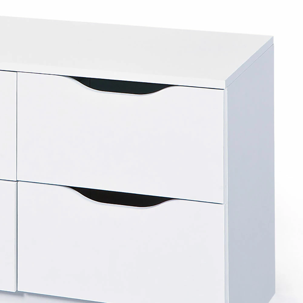 Niedrige Kommode Danjala In Weiß – Bild 3