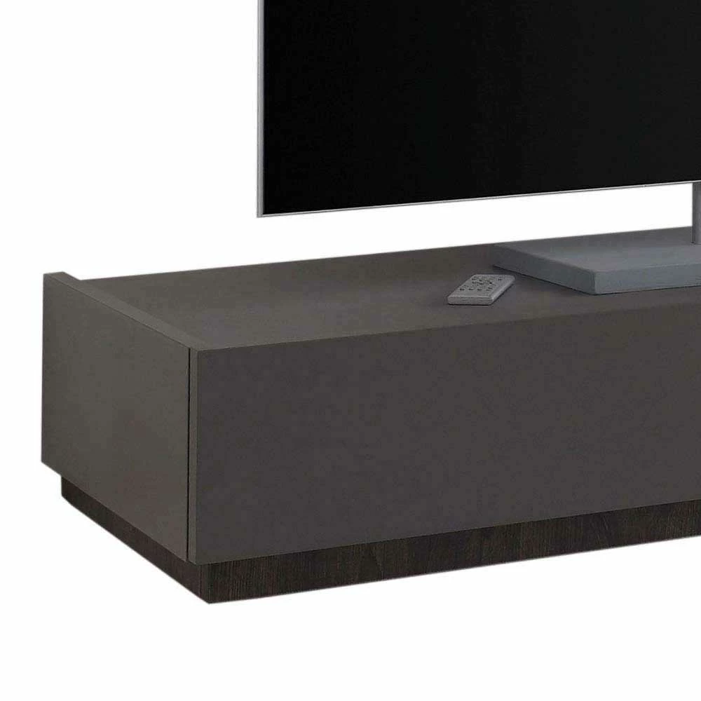 Niedriger TV Unterschrank In Anthrazit - Zialko – Bild 3