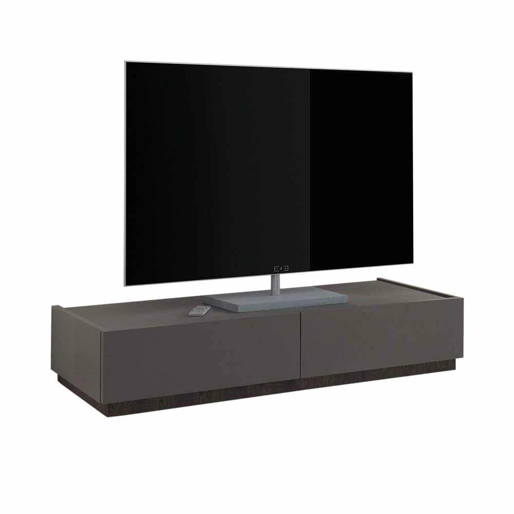 Niedriger TV Unterschrank In Anthrazit - Zialko