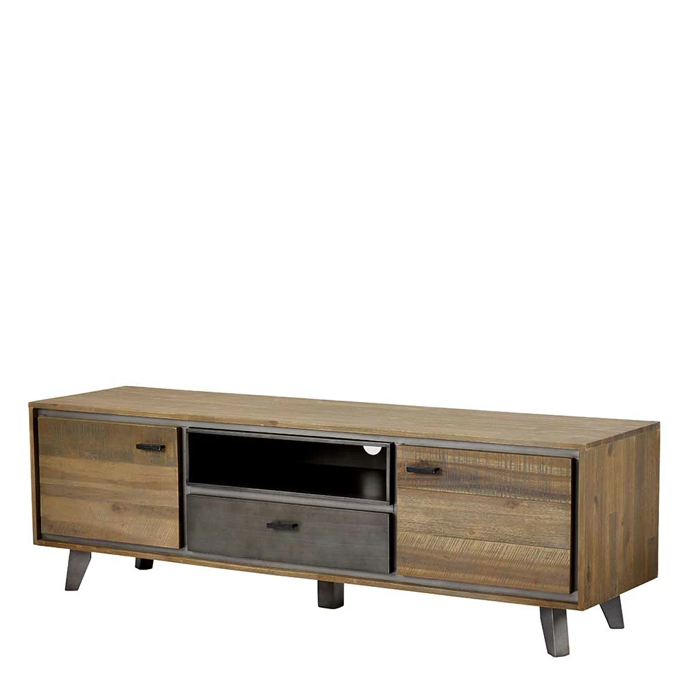 Niedriges TV Sideboard Teilmassiv - Cevesta