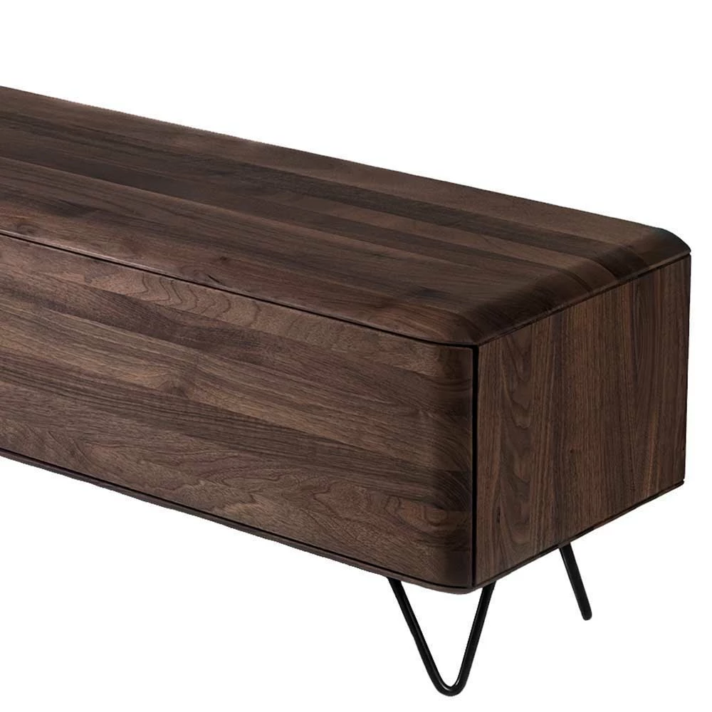 Nussbaum Lowboard Mit Zwei Klappen - Rivossa I – Bild 3