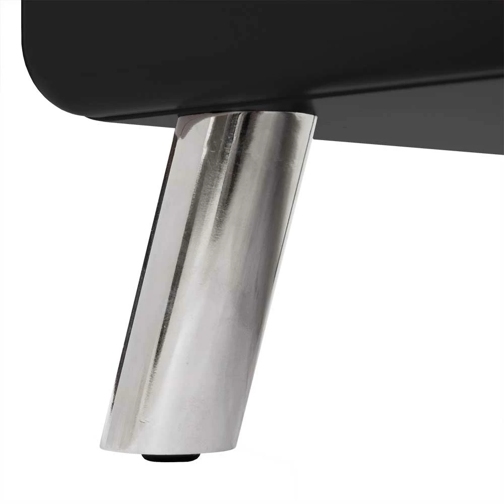 Retro Lowboard Flavian in Schwarz lackiert Retro Lowboard Flavian In Schwarz Lackiert -Troncon Shop retro lowboard schwarz lackiert modern flavian 02