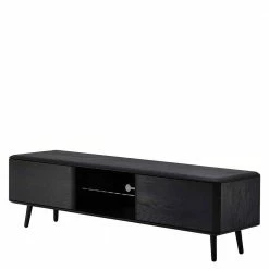 Schwarz Geöltes TV Board Aus Eiche - Vlotho