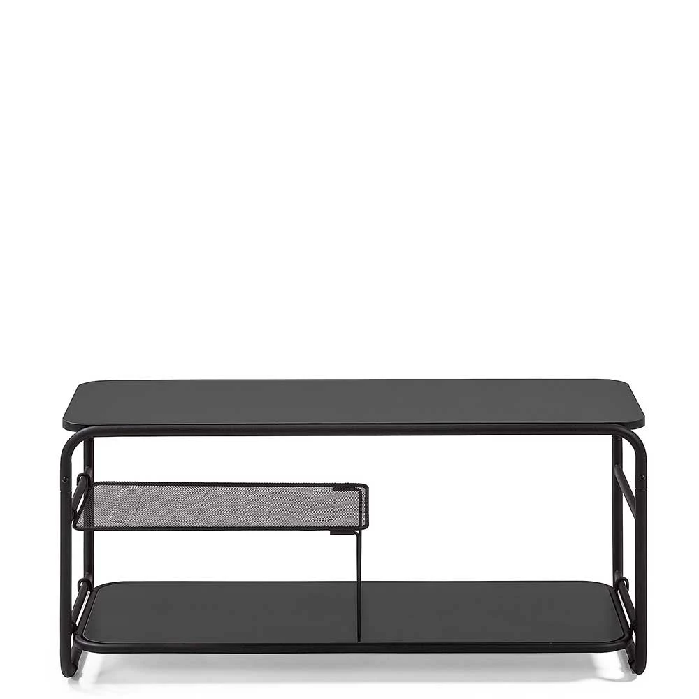 Schwarzer Fernsehtisch Aus Metall - Vagos – Bild 2