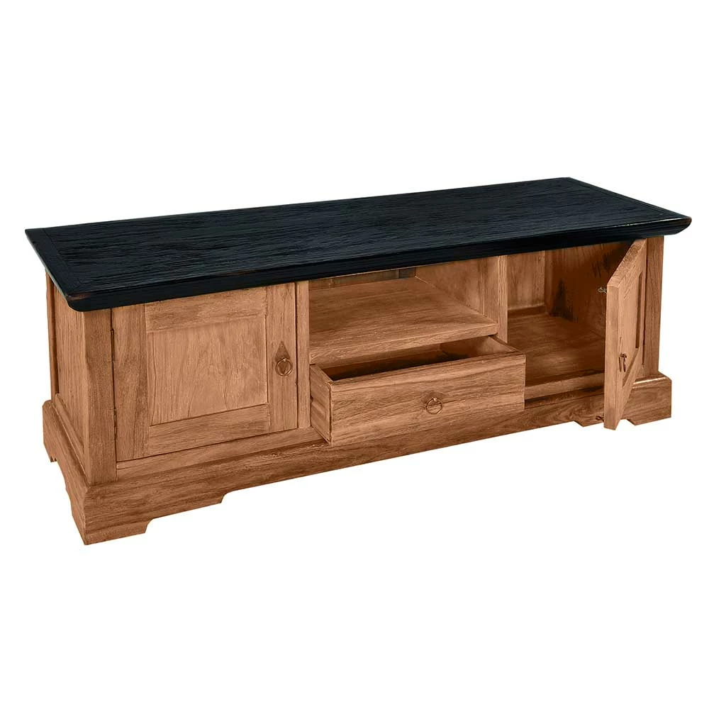 Teak Lowboard Im Kolonialstil - Mangato – Bild 3