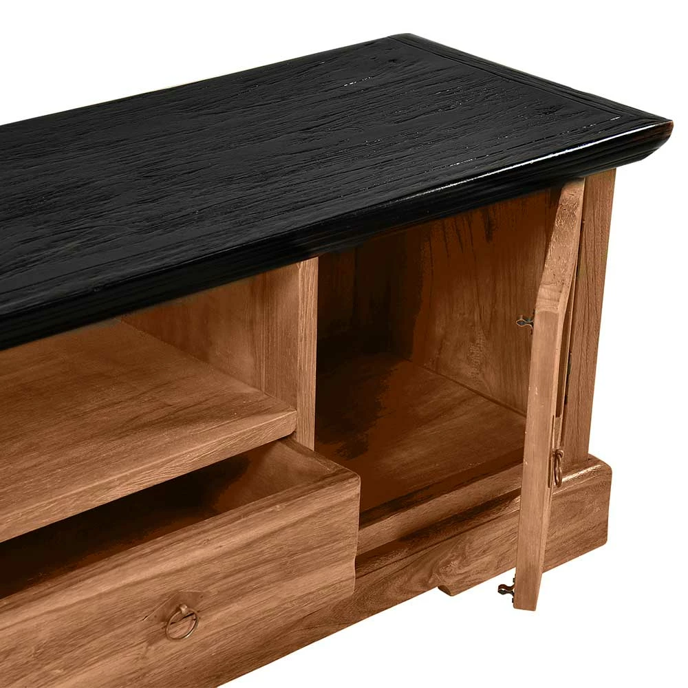 Teak Lowboard Im Kolonialstil - Mangato – Bild 4