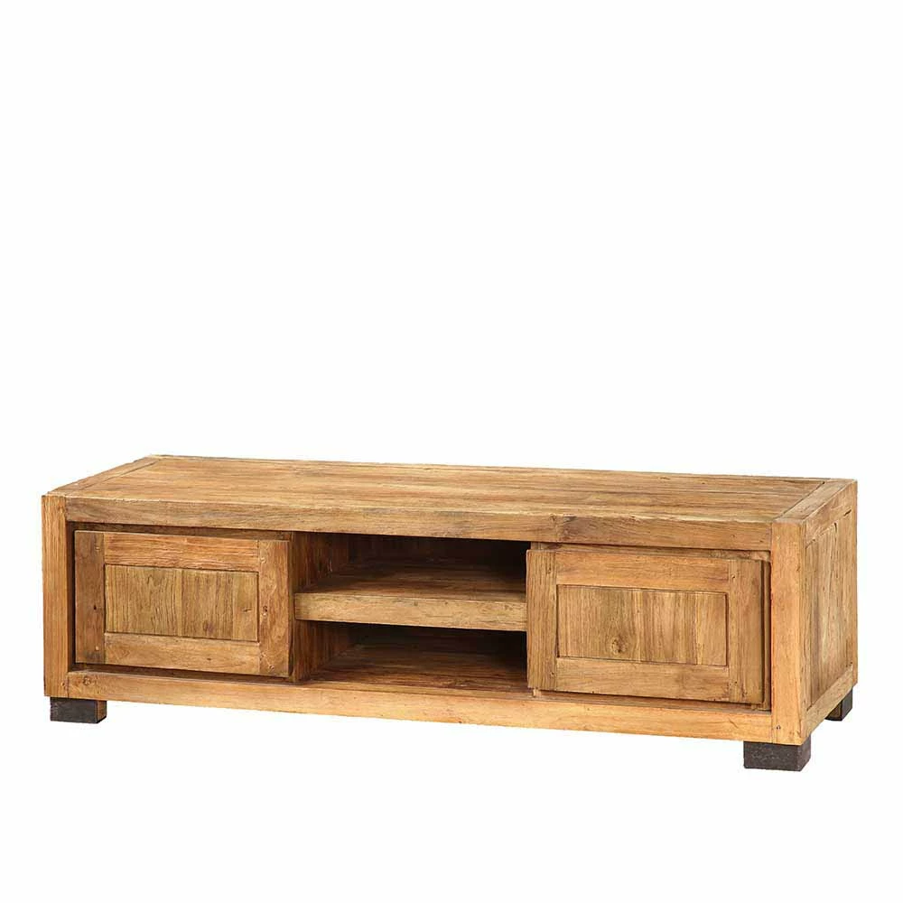 Teak TV Schrank 2-türig & 2 Fächer - Ciola
