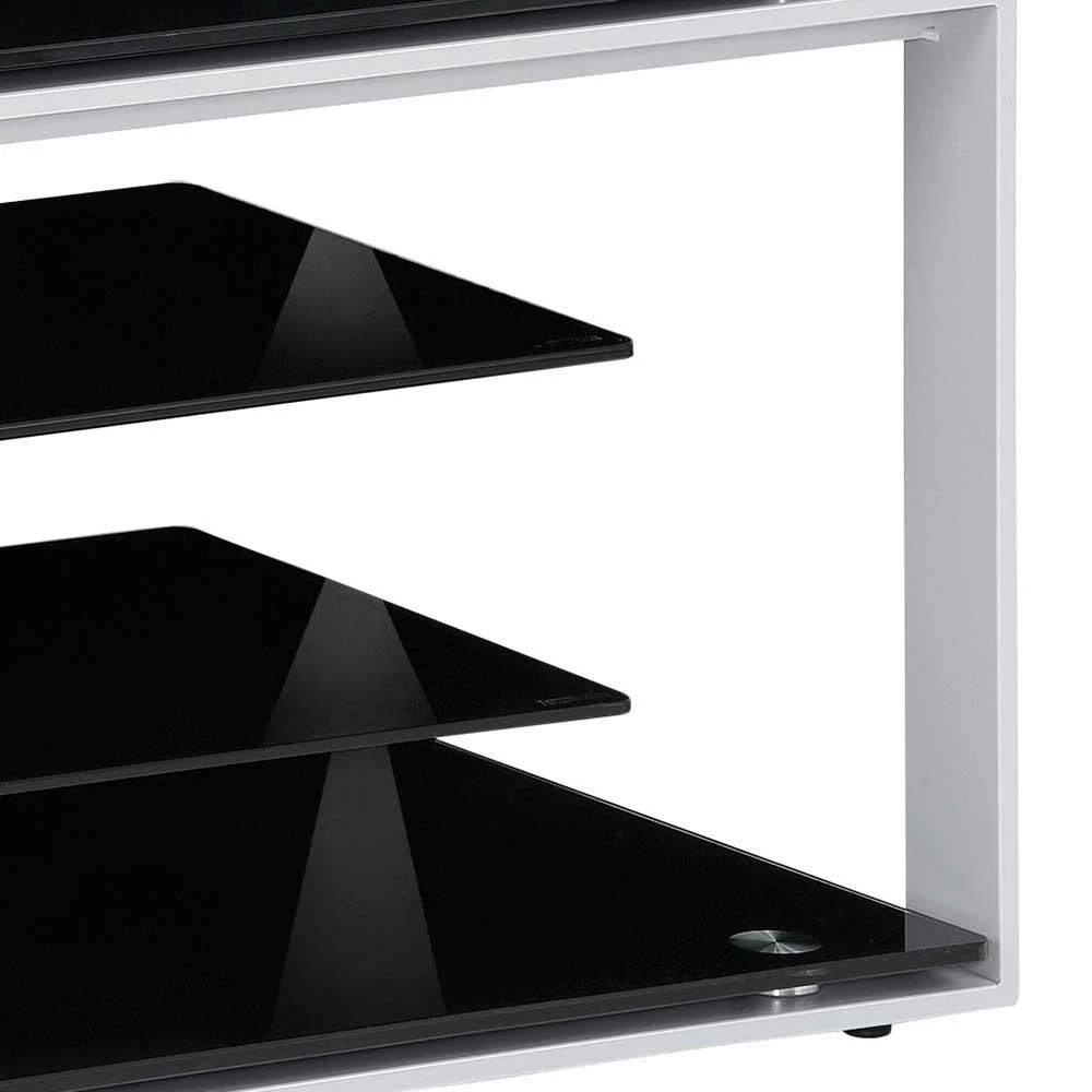 TV Board Aus Sicherheitsglas In Schwarz - Socotta – Bild 5