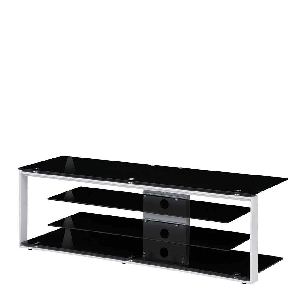 TV Board Aus Sicherheitsglas In Schwarz - Socotta