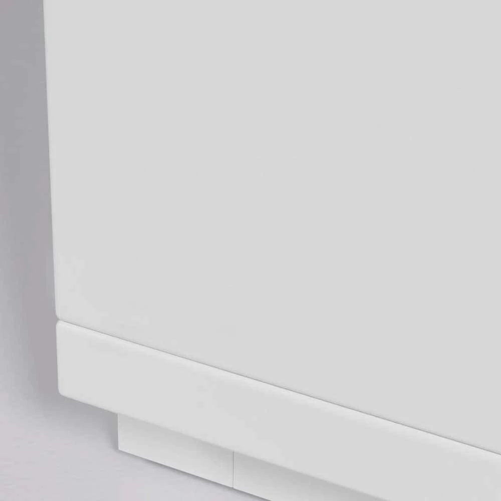 TV Board In Weiß & Eiche Furnier - Vintilias – Bild 5