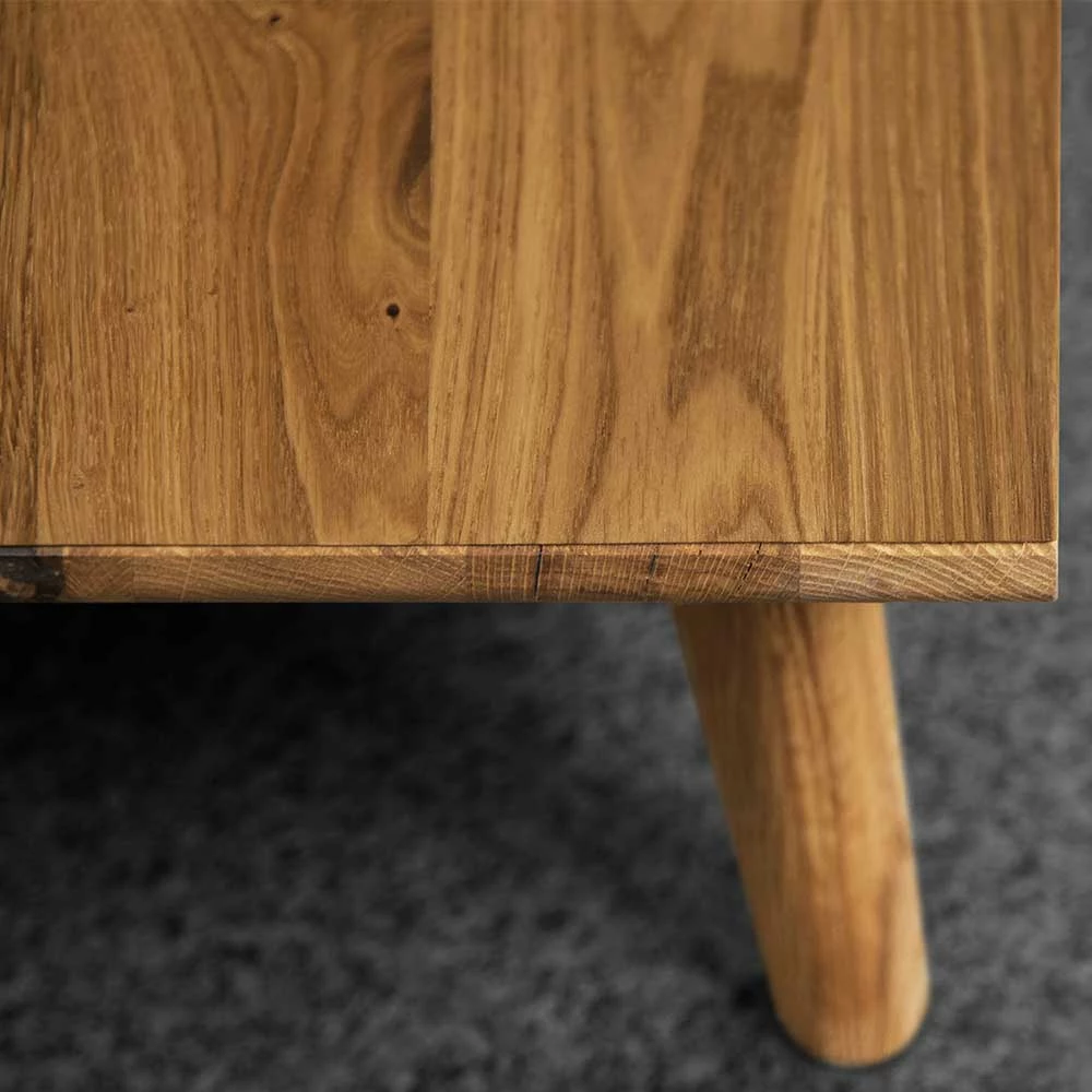 TV Element Lowboard In Weiß & Natur - Diesta – Bild 4