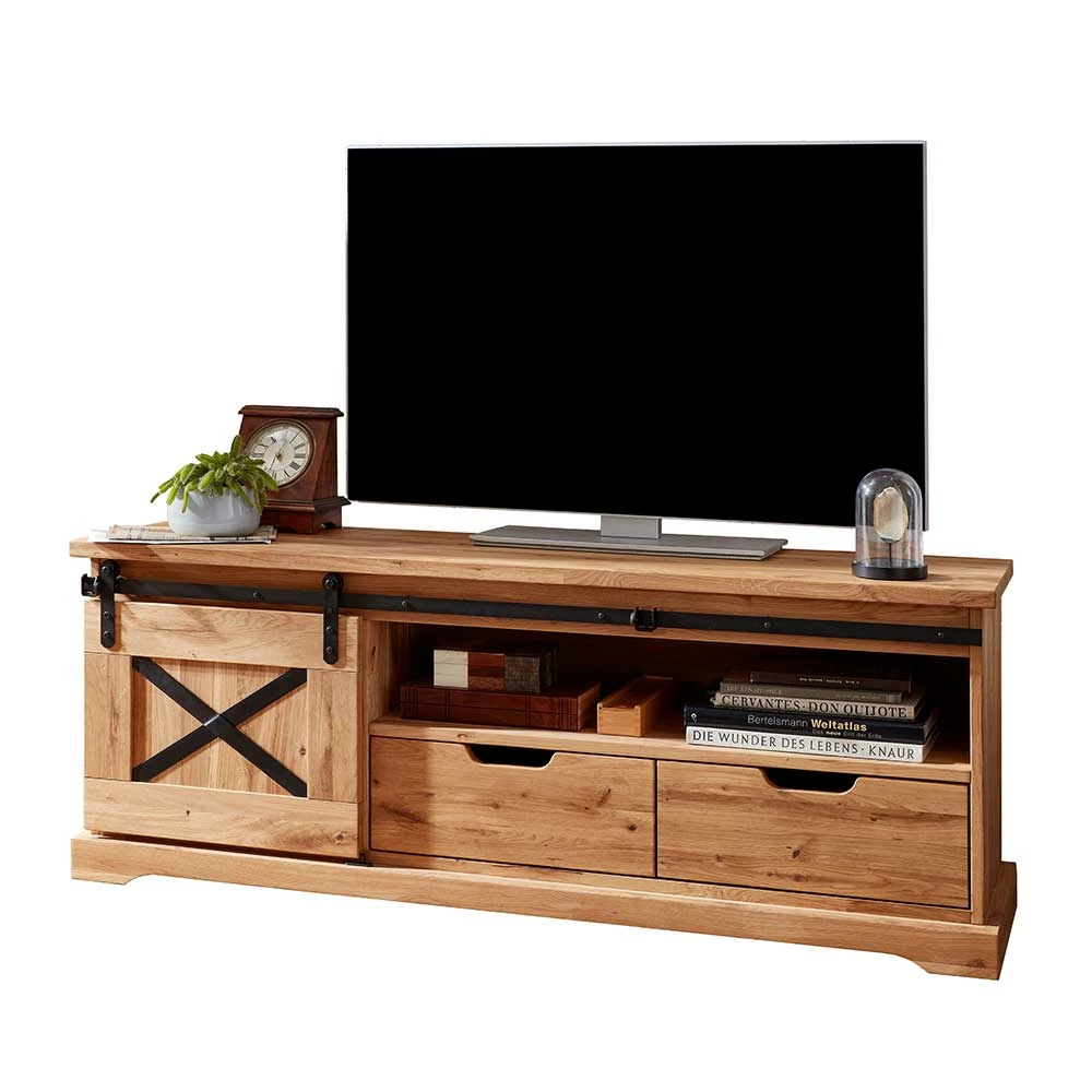 TV Kommode im Mexikanischen Landhaus Look - Ele TV Kommode Im Mexikanischen Landhaus Look - Ele -Troncon Shop tv kommode im mexikanischen landhaus look aus wildeiche metall ele f