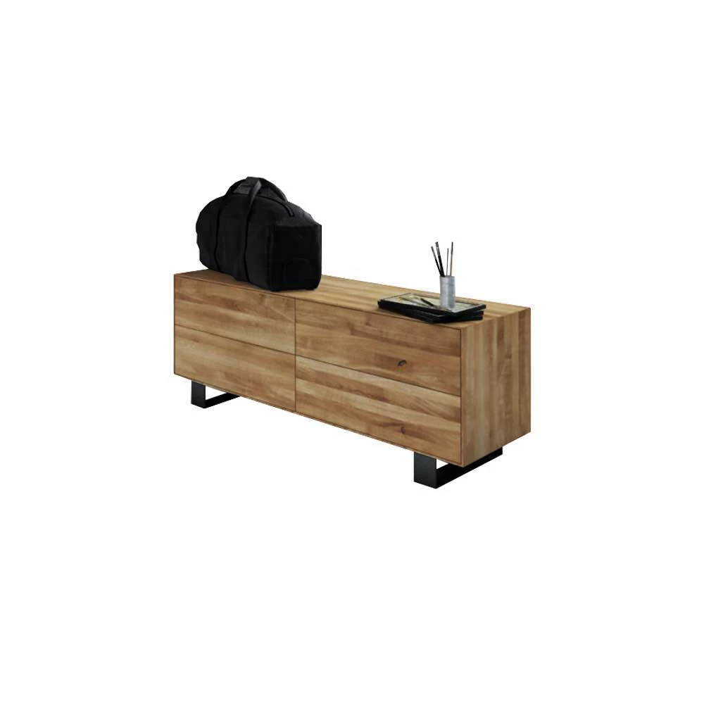 TV Kommode Manzey Aus Wildeiche Massivholz