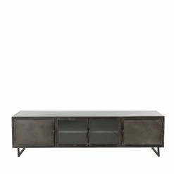 TV Lowboard Aus Metall & Glas - Brayden