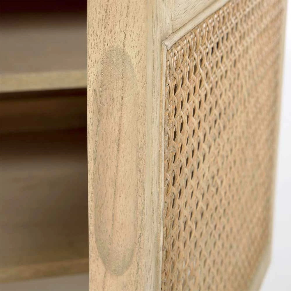 TV Lowboard Aus Wiener Geflecht Rattan - Uniaka – Bild 6