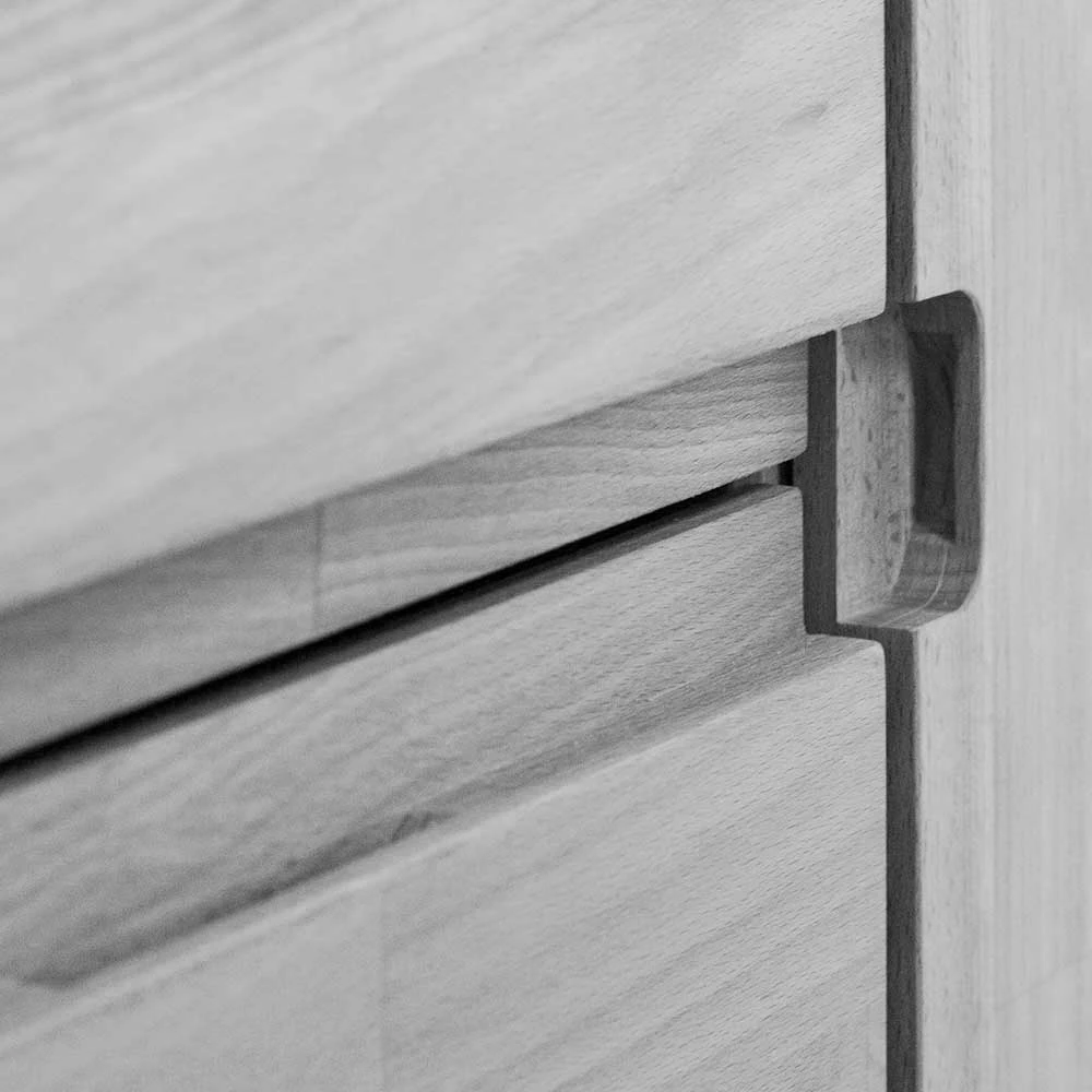 TV Lowboard Vantonio Aus Buche Massivholz – Bild 3