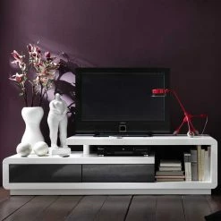 TV-Lowboard Mali In Hochglanz Weiß