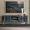 TV Lowboard Im Barockstil In Dunkelblau - Otaligo