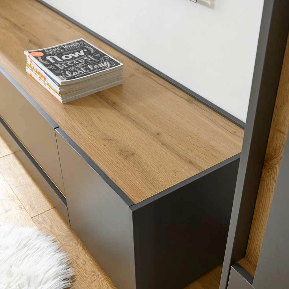 TV Lowboard Mit Griffmulden - Ahilav – Bild 6