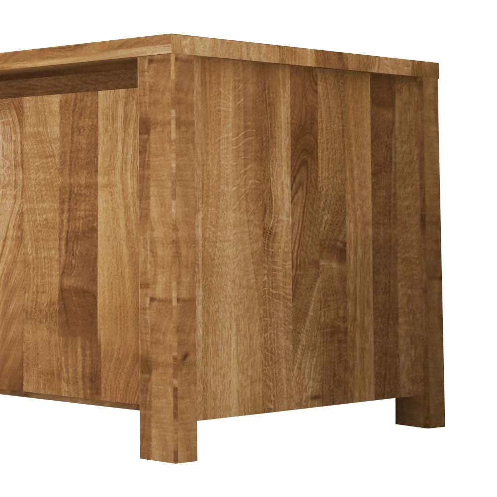 TV Lowboard Nadalia Aus Wildeiche Massivholz – Bild 3