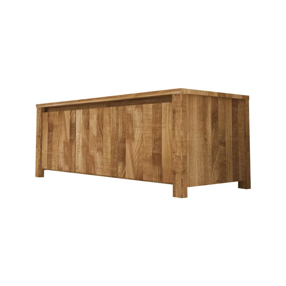 TV Lowboard Nadalia Aus Wildeiche Massivholz