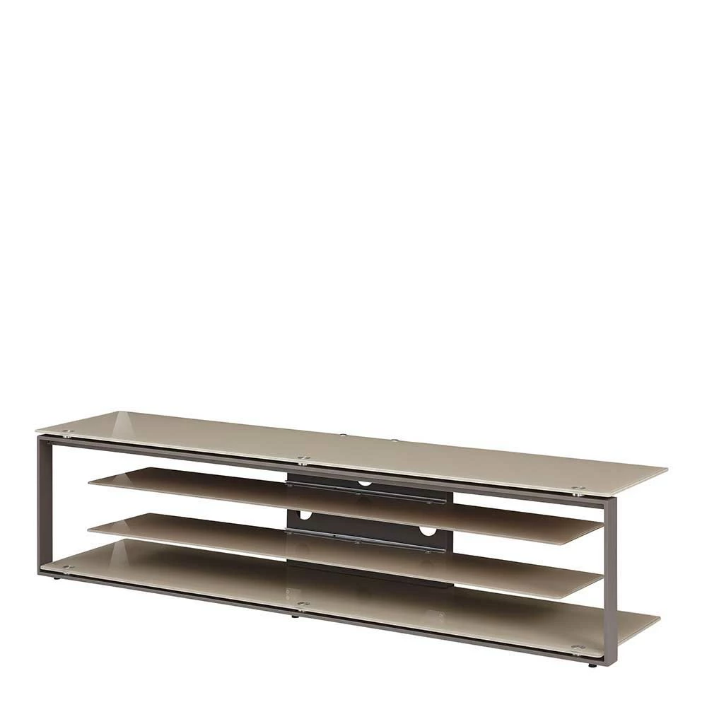 TV Rack Aus Glas & Stahl - Bessas