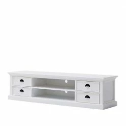 TV Schrank Mit 4 Schubladen Venzeno In Weiß