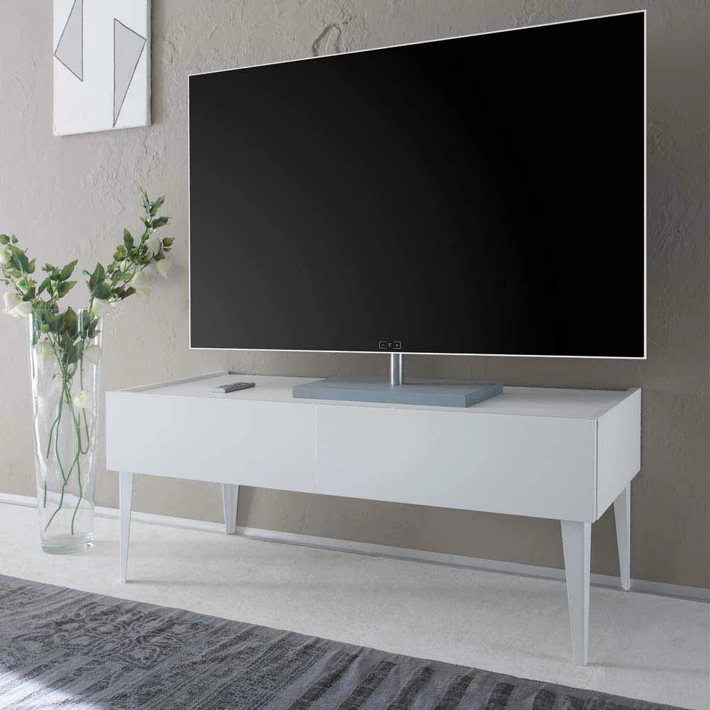 TV Schubladen-Lowboard In Weiß - Constructa – Bild 2