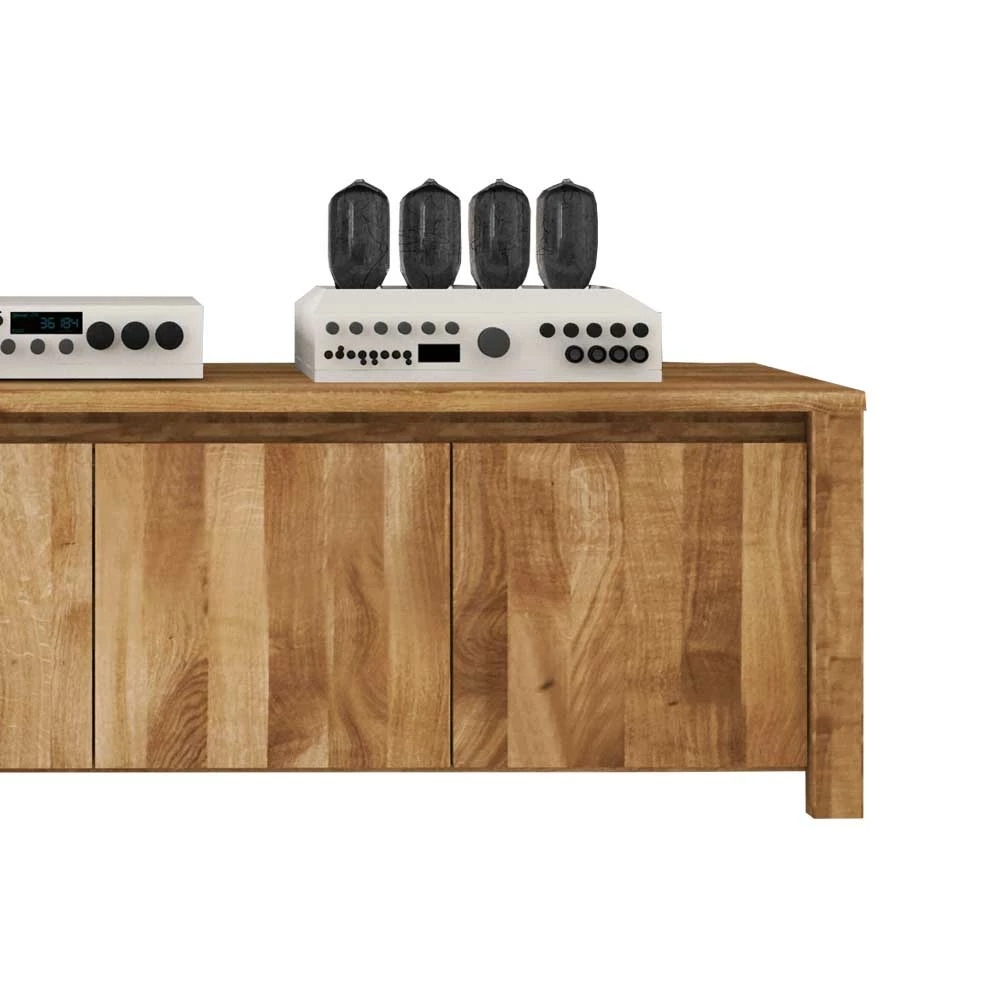 TV Sideboard Nadalia Aus Wildeiche Massivholz – Bild 4