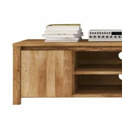 TV Tisch Nadalia Aus Wildeiche Massivholz 4 TV Tisch Nadalia Aus Wildeiche Massivholz -Troncon Shop tv tisch wildeiche massivholz 150 cm breit nadalia 02