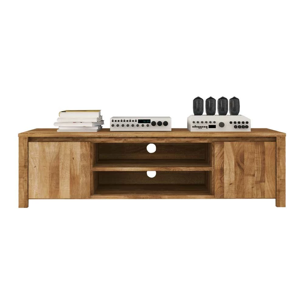 TV Tisch Nadalia aus Wildeiche Massivholz TV Tisch Nadalia Aus Wildeiche Massivholz -Troncon Shop tv tisch wildeiche massivholz 150 cm breit nadalia f