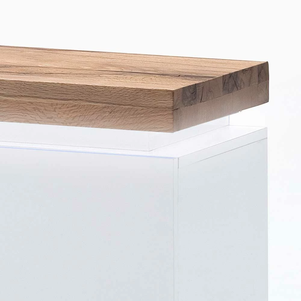 TV Tisch Stijn Mit Wildeiche Massivholz – Bild 2