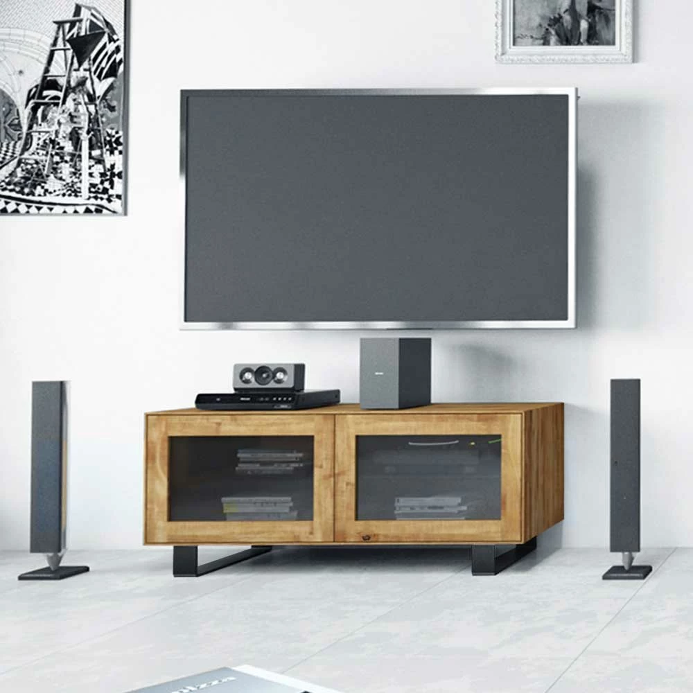 TV Tisch Manzey Aus Wildeiche Massivholz – Bild 2