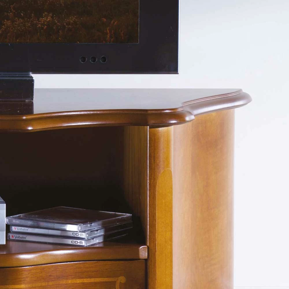 TV Unterschrank Im Barock Stil Dentro Nussbaumfarben – Bild 2