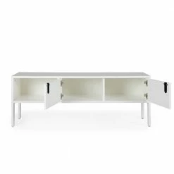 Weiße TV-Bank 137cm Breit Baiamare 2-türig 5 Weiße TV-Bank 137cm Breit Baiamare 2-türig -Troncon Shop weisse tv bank 137cm breit 2 tuerig 1 fach offen baiamare 04