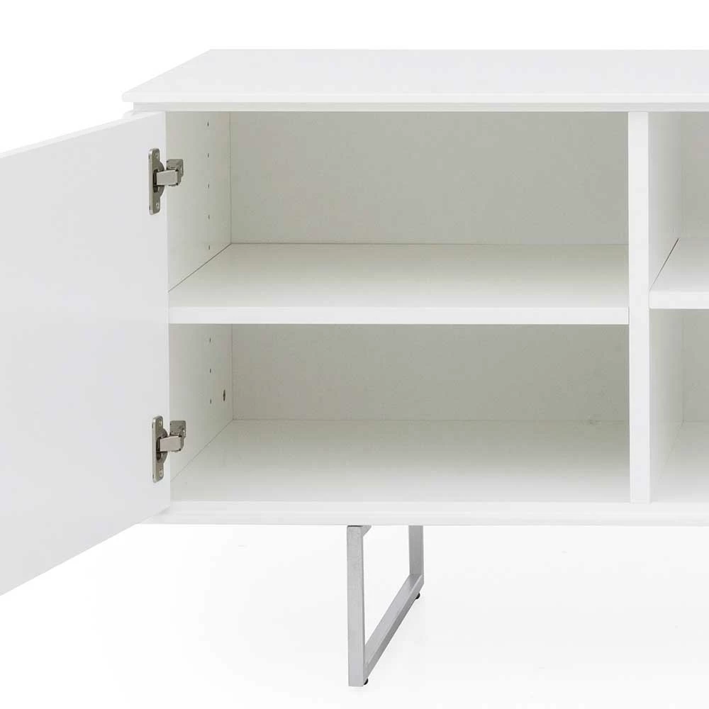 Weißer TV Unterschrank 146 Cm Breit - Antilva – Bild 6