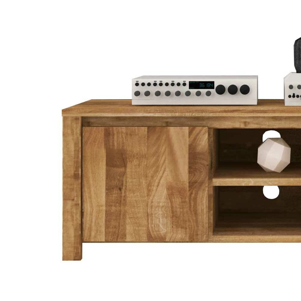 Wildeiche Lowboard Nadalia Massiv Geölt – Bild 3