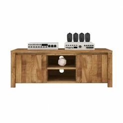 Wildeiche Lowboard Nadalia Massiv Geölt