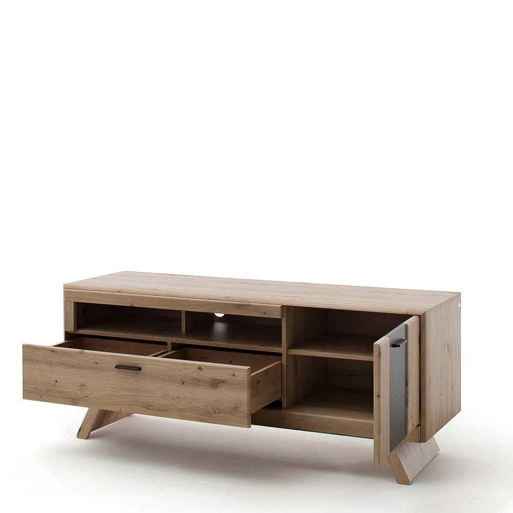 Zweifarbiger TV Unterschrank 159x65x51cm - Larinca – Bild 3