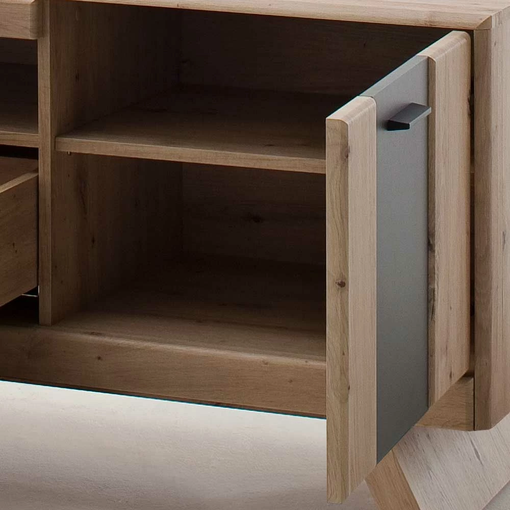 Zweifarbiger TV Unterschrank 159x65x51cm - Larinca – Bild 6